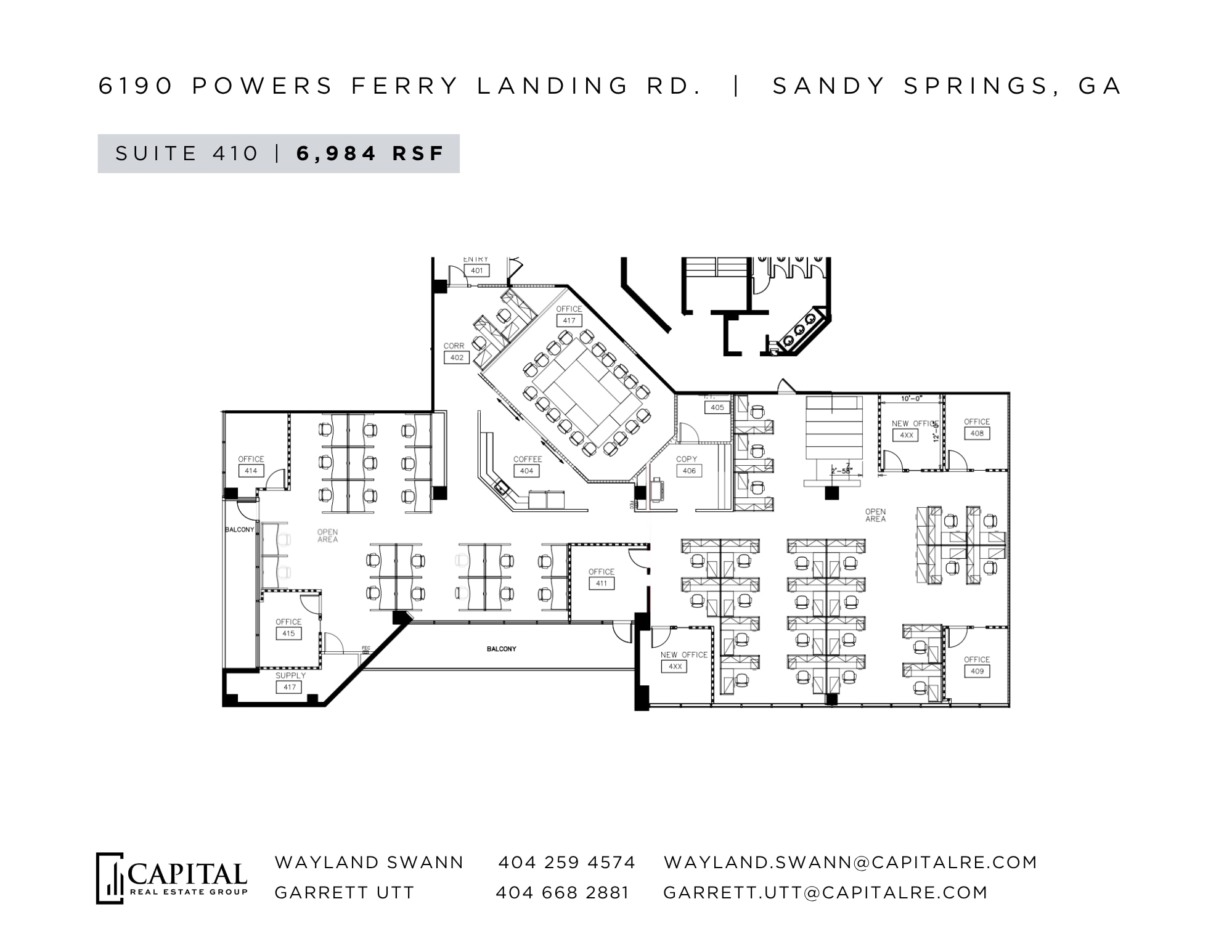 6190 Powers Ferry Landing Rd, Atlanta, GA à louer Plan d’étage– Image 1 sur 1