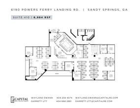 6190 Powers Ferry Landing Rd, Atlanta, GA à louer Plan d’étage– Image 1 sur 1