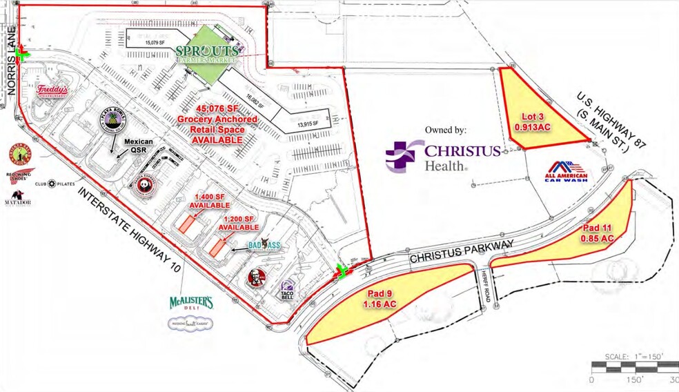 IH-10 W & Christus Pkwy, Boerne, TX à louer - Plan de site – Image 3 sur 5