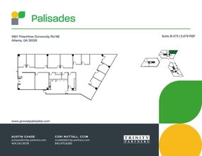 5901 Peachtree Dunwoody Rd NE, Atlanta, GA à louer Plan de site– Image 1 sur 2