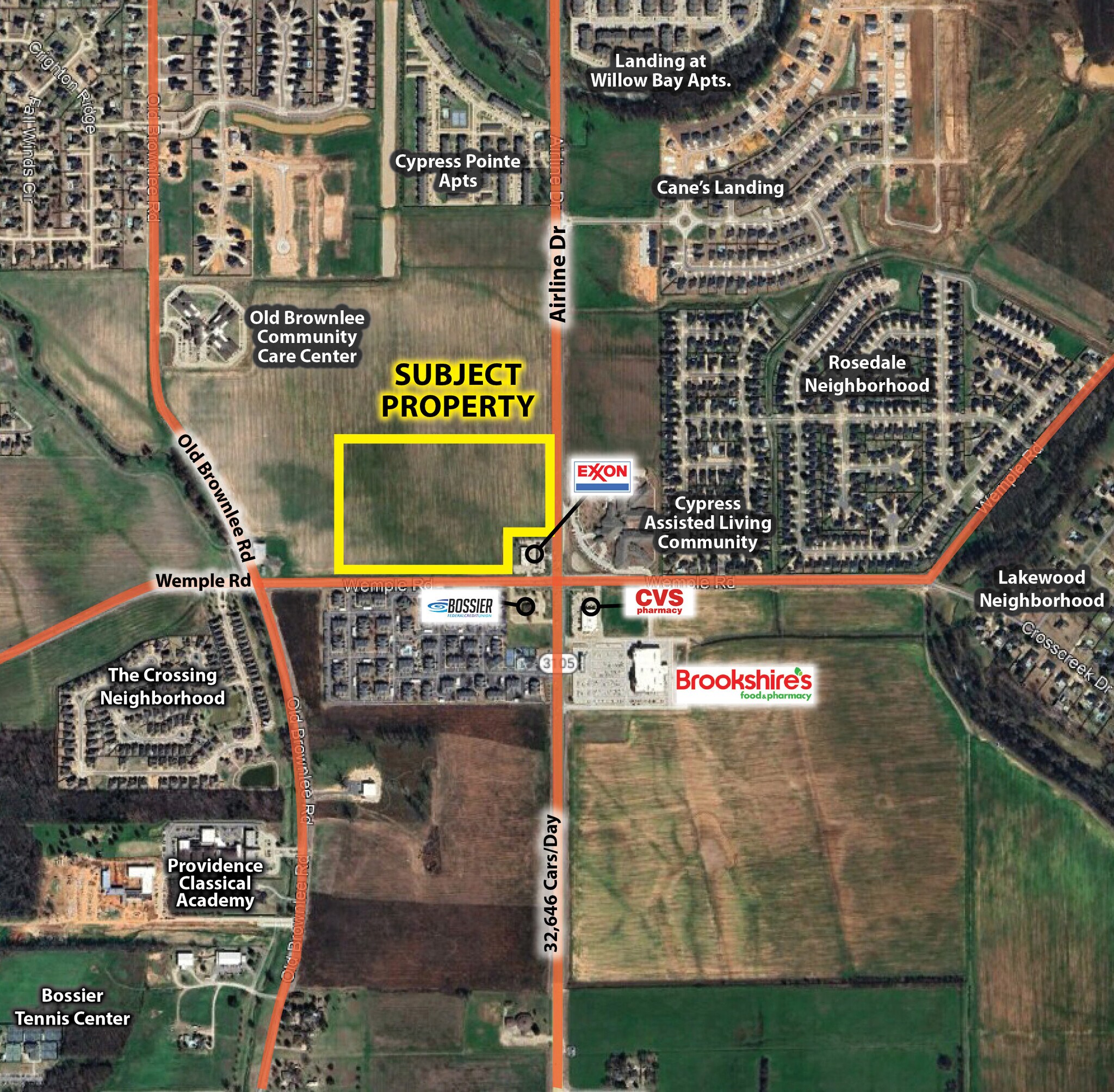Airline Drive & Wemple Rd, Bossier City, LA à vendre Photo de l’immeuble– Image 1 sur 6