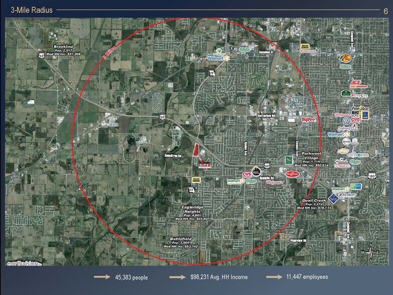 00 Hwy FF & West Bypass, Springfield, MO à vendre - Aérien – Image 2 sur 3