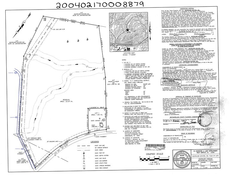 1146 Rostraver Rd, Rostraver Township, PA à vendre - Plan de site – Image 3 sur 7