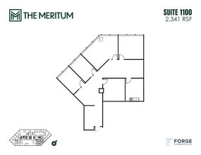 12221 Merit Dr, Dallas, TX à louer Plan d’étage– Image 1 sur 1