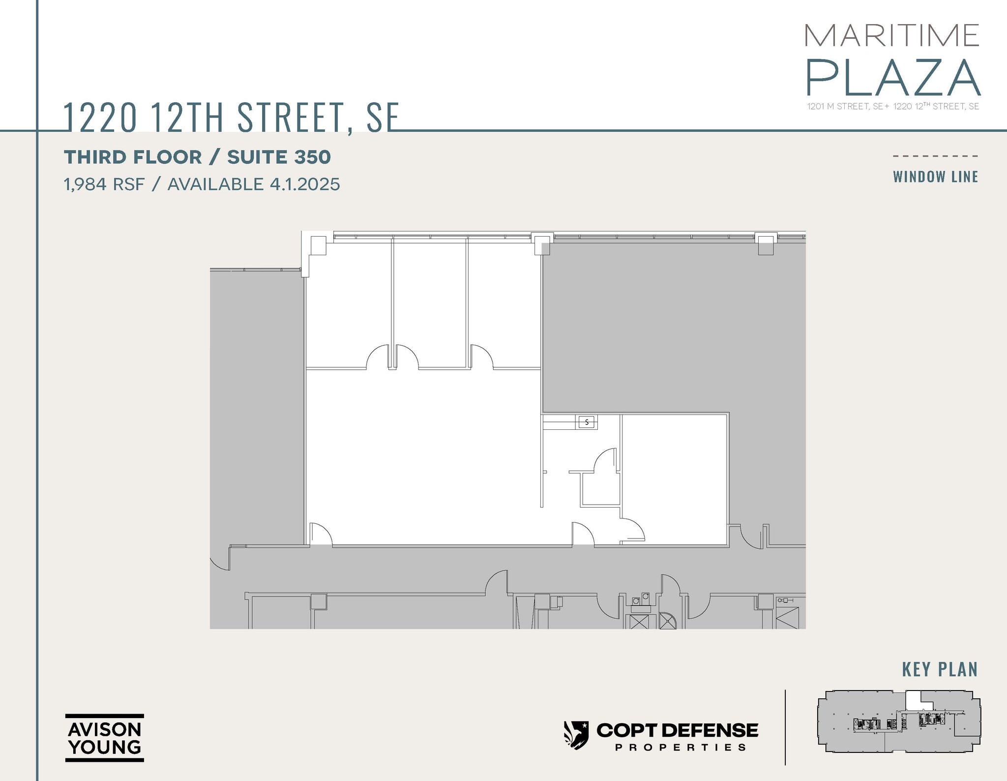 1220 12th St SE, Washington, DC à louer Plan d’étage– Image 1 sur 1