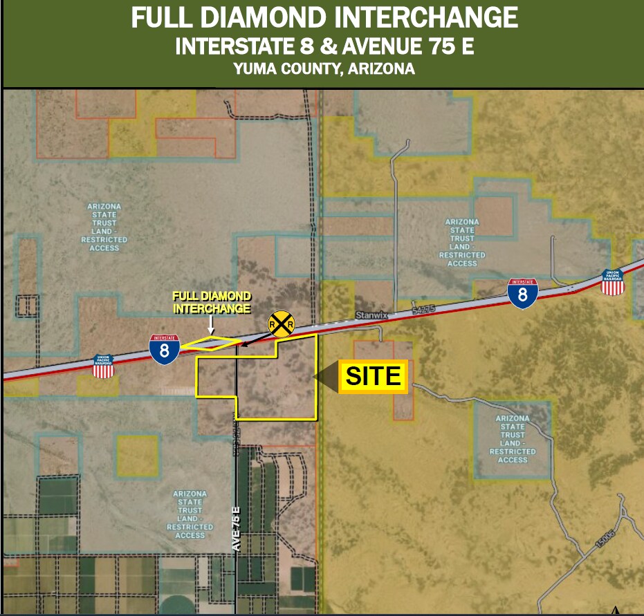 SE corner Interstate 8 & 75E ave, Dateland, AZ à vendre Photo principale– Image 1 sur 2