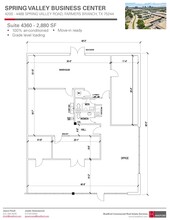 4440-4460 Spring Valley Rd, Dallas, TX à louer Plan d’étage– Image 1 sur 1