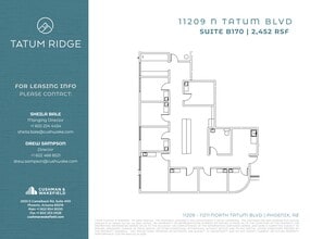 11209 N Tatum Blvd, Phoenix, AZ à louer Plan de site– Image 1 sur 1