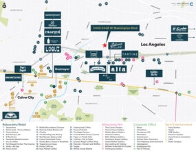 5450-5458 W Washington Blvd, Los Angeles, CA à louer Carte– Image 2 sur 2