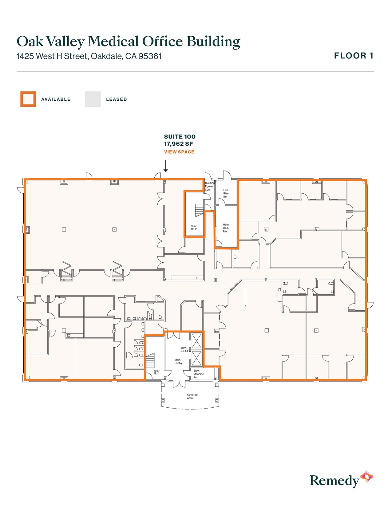 1425 W H St, Oakdale, CA à louer Plan d’étage– Image 1 sur 1