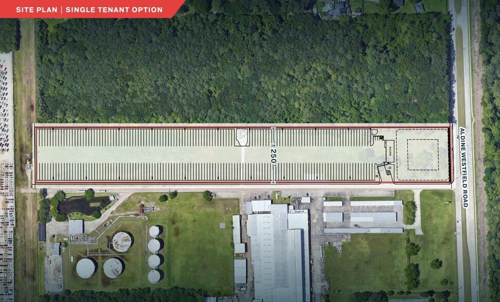 17627 Aldine Westfield Rd, Houston, TX à louer - Plan de site – Image 3 sur 4