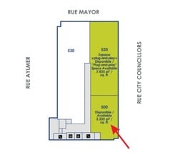 1450-1480 Rue City Councillors, Montréal, QC à louer Plan d’étage– Image 1 sur 1