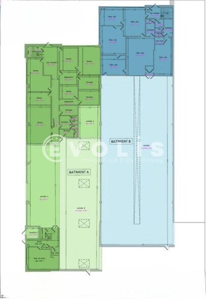 Local d’activités dans Marcq-en-Baroeul à louer - Plan d’étage – Image 3 sur 4