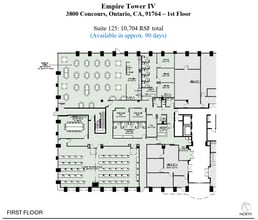 3800 Concours, Ontario, CA à louer Plan d’étage– Image 1 sur 1