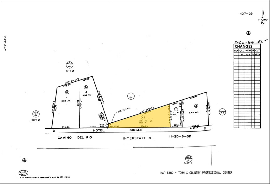 1660 Hotel Cir N, San Diego, CA à louer - Plan cadastral – Image 2 sur 4