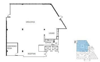 7817 Ivanhoe Ave, La Jolla, CA à louer Plan d’étage– Image 1 sur 1