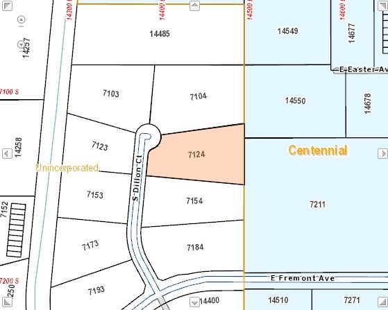 7124 S Dillon Ct, Englewood, CO à vendre - Plan cadastral – Image 3 sur 5
