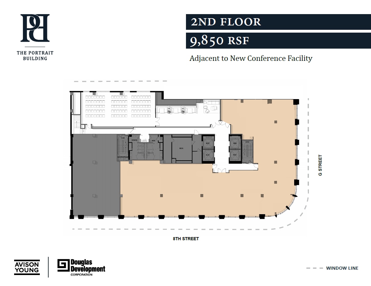 701 8th St NW, Washington, DC à louer Plan d’étage– Image 1 sur 1