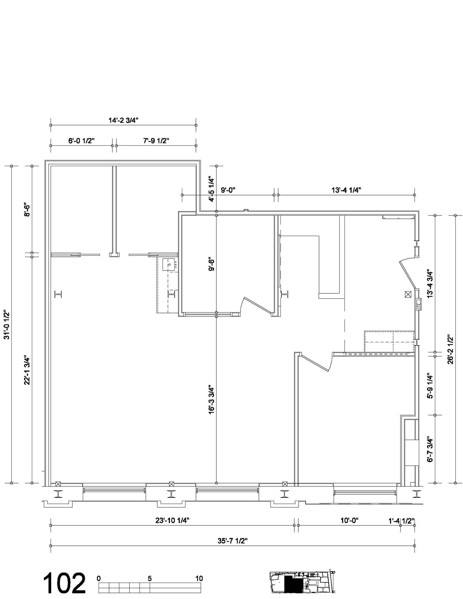 307 Bloomfield Ave, Caldwell, NJ à louer Plan d’étage– Image 1 sur 3