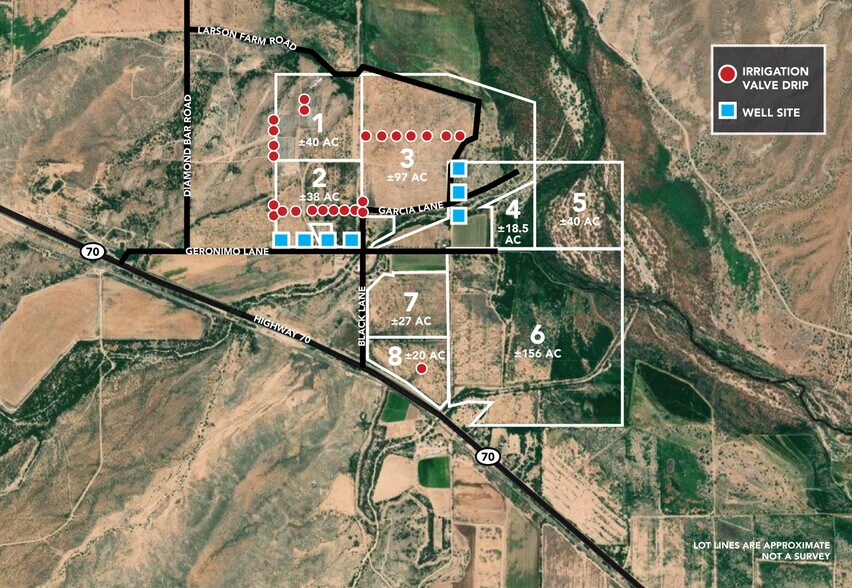 Diamond Bar Rd & Geronimo Ln, Fort Thomas, AZ à vendre - Photo de l’immeuble – Image 2 sur 12