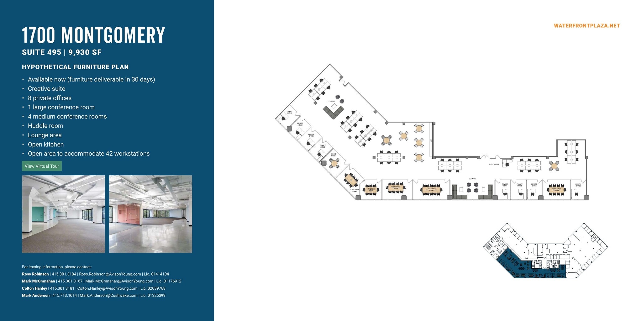 1700 Montgomery St, San Francisco, CA à louer Plan d’étage– Image 1 sur 5