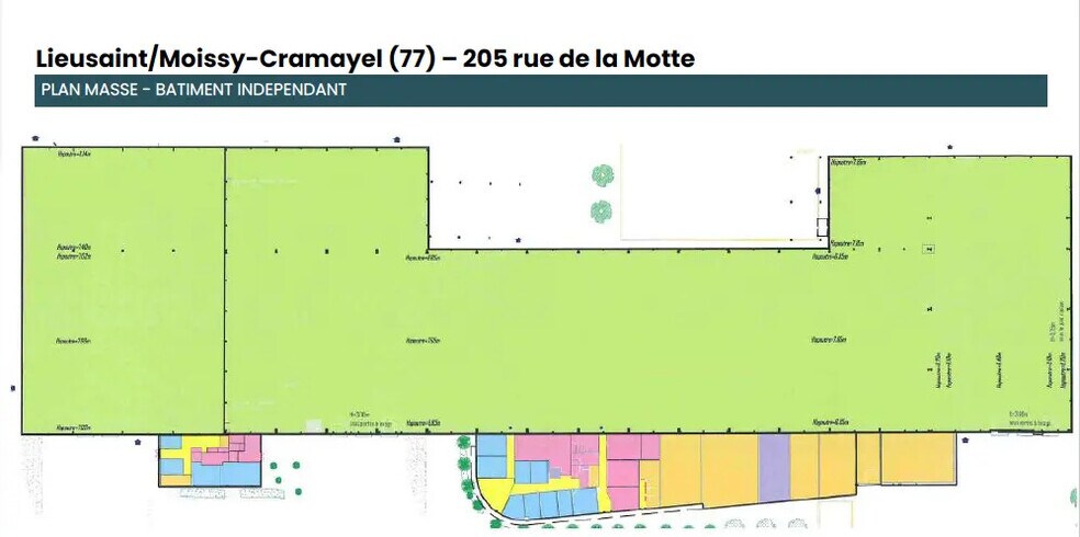 Industriel/Logistique dans Lieusaint à louer - Plan d’étage – Image 2 sur 2