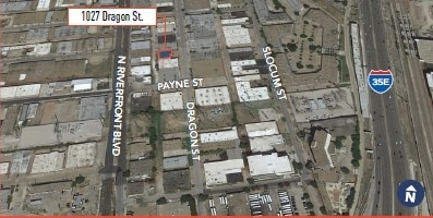 1027 Dragon St, Dallas, TX - Vue aérienne  vue de carte