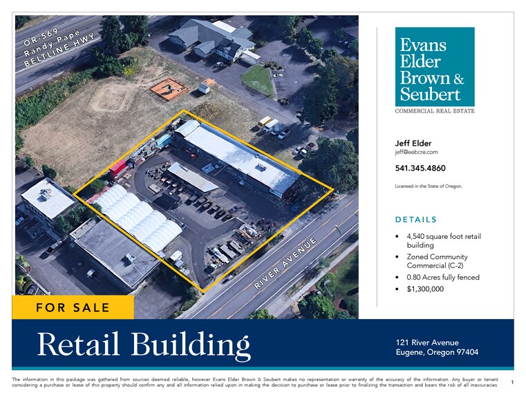 121 River Ave, Eugene, OR à vendre - Photo de l’immeuble – Image 3 sur 5