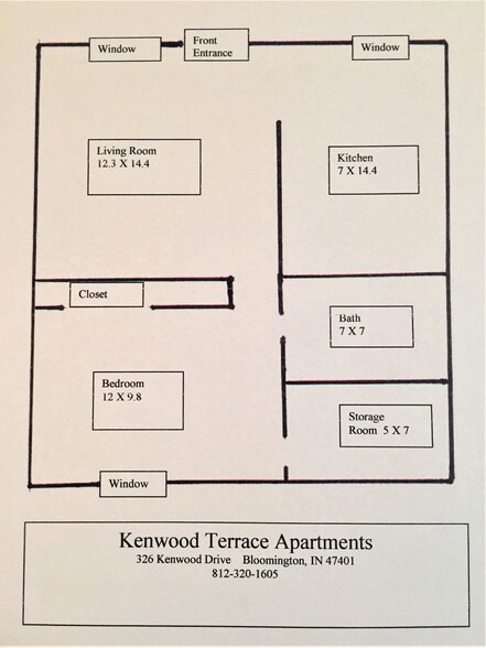 326 W Kenwood Dr, Bloomington, IN à vendre - Photo de l’immeuble – Image 2 sur 12