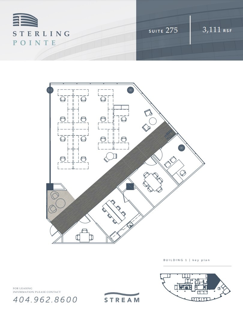 301 Perimeter Ctr N, Atlanta, GA à louer Plan d’étage– Image 1 sur 1