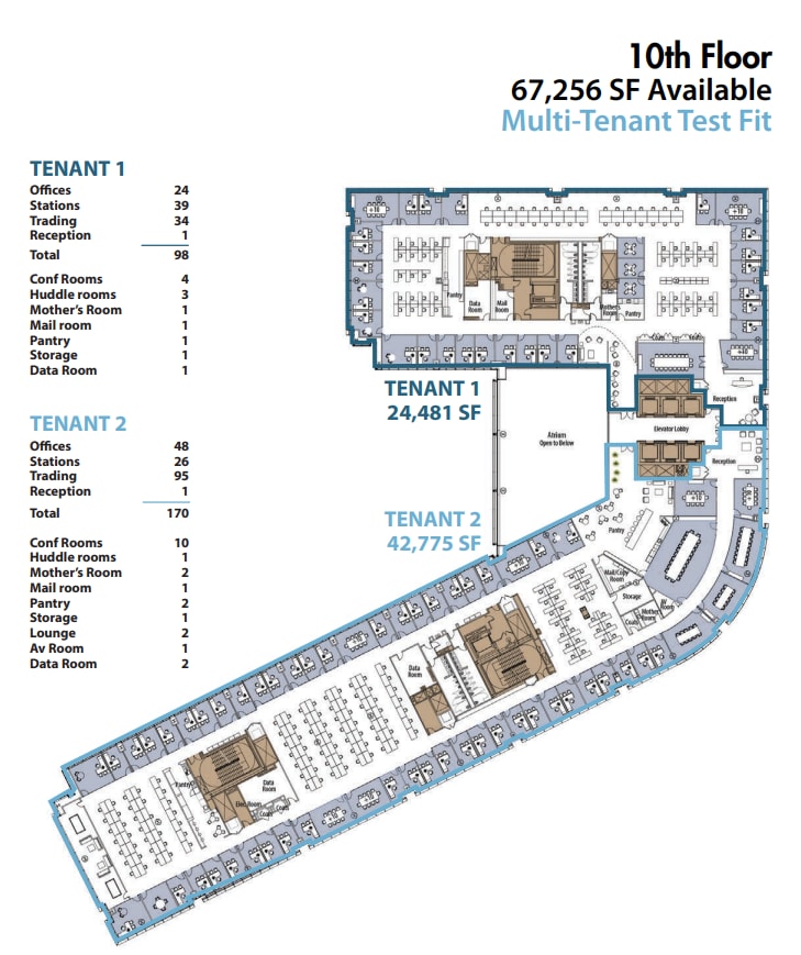 600 Washington Blvd, Stamford, CT à louer Plan d’étage– Image 1 sur 2