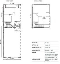 8 Goodyear, Irvine, CA à louer Plan d’étage– Image 1 sur 1