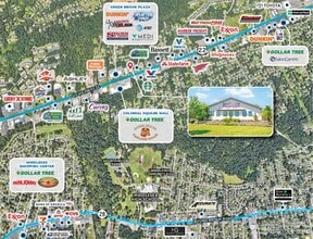 310-312 US-22 Hwy, Green Brook, NJ - VUE AÉRIENNE  vue de carte