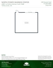 22601 La Palma Ave, Yorba Linda, CA à louer Plan d’étage– Image 1 sur 1
