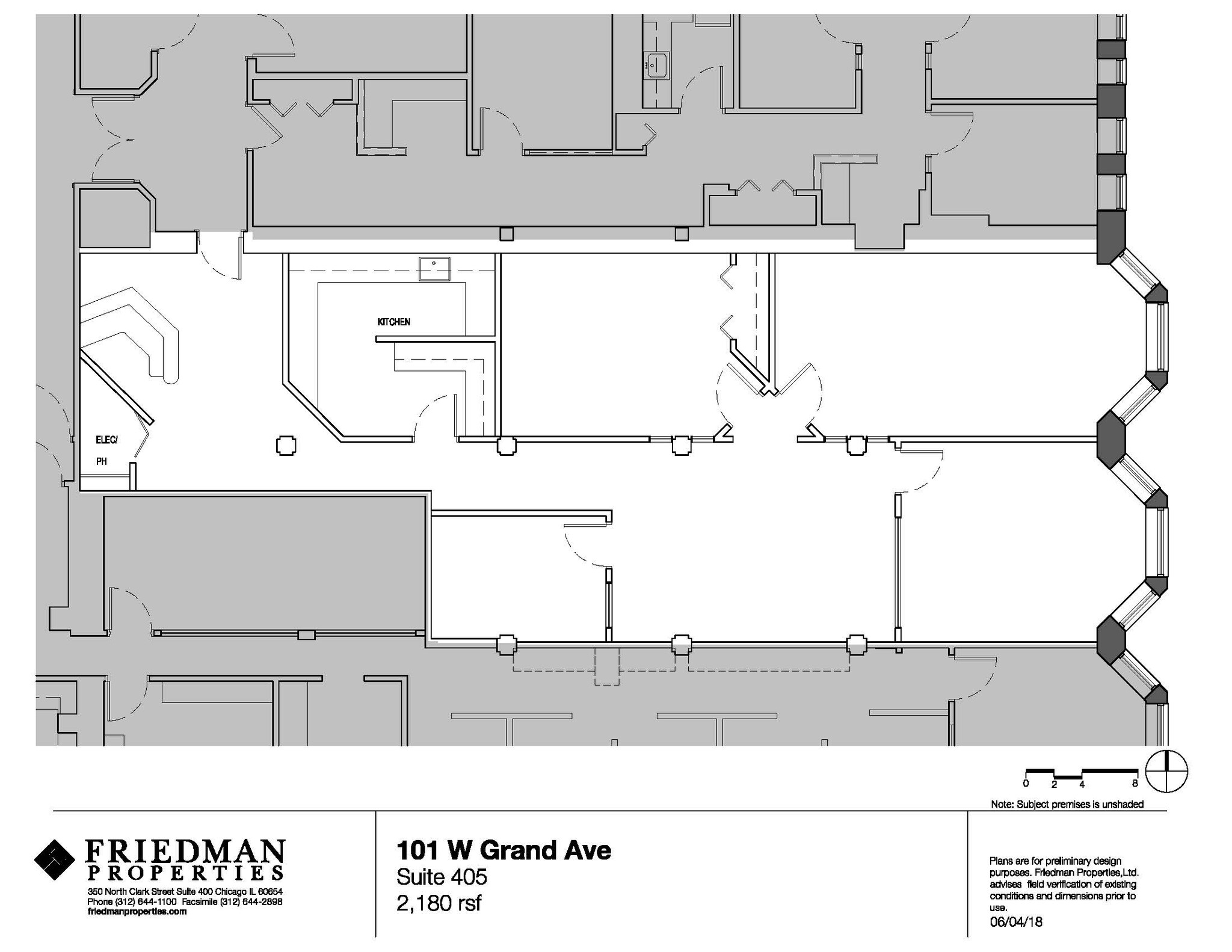 101 W Grand Ave, Chicago, IL à louer Plan d’étage– Image 1 sur 7