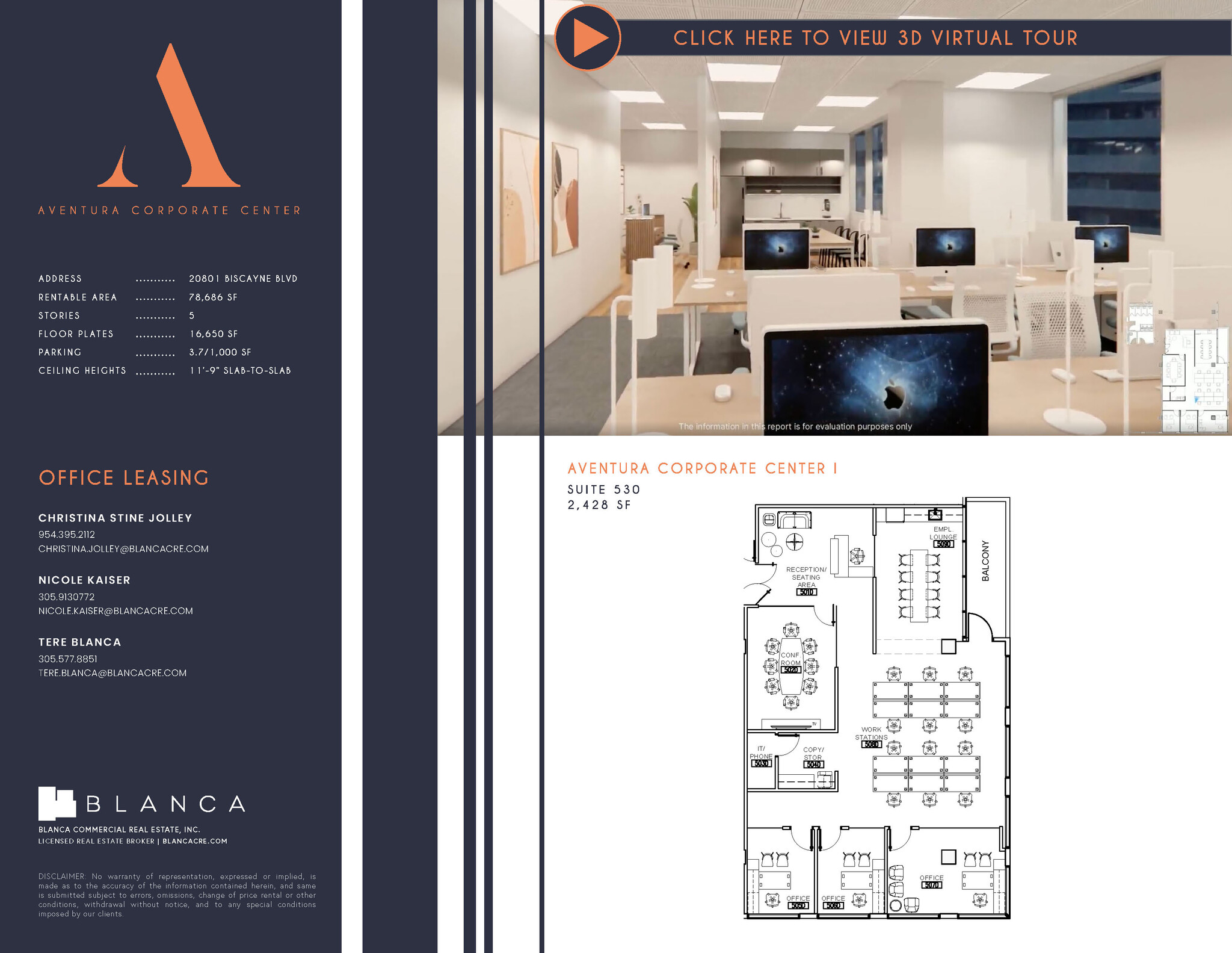 20801-20807 Biscayne Blvd, Aventura, FL à louer Plan d’étage– Image 1 sur 1