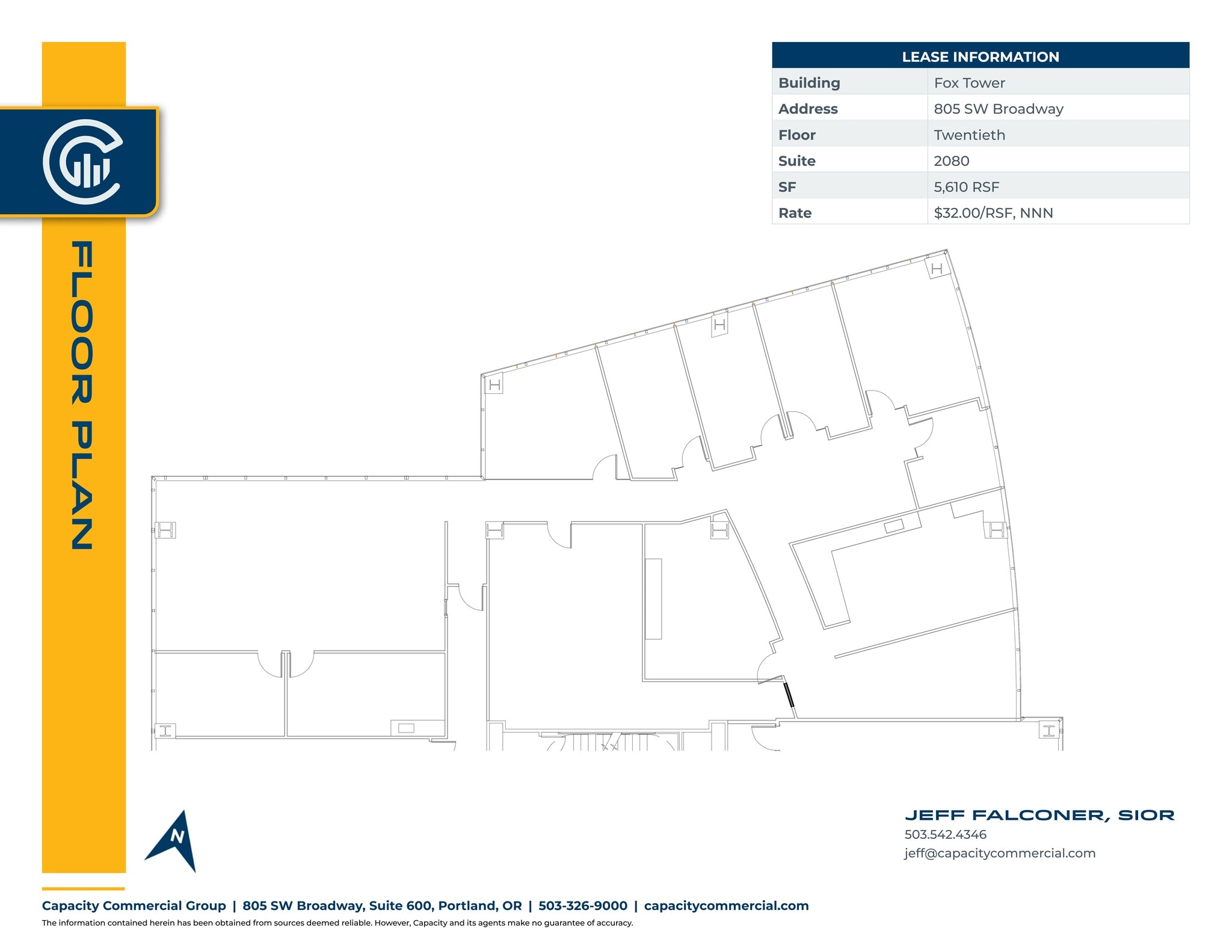 805 SW Broadway, Portland, OR à louer Plan de site– Image 1 sur 1