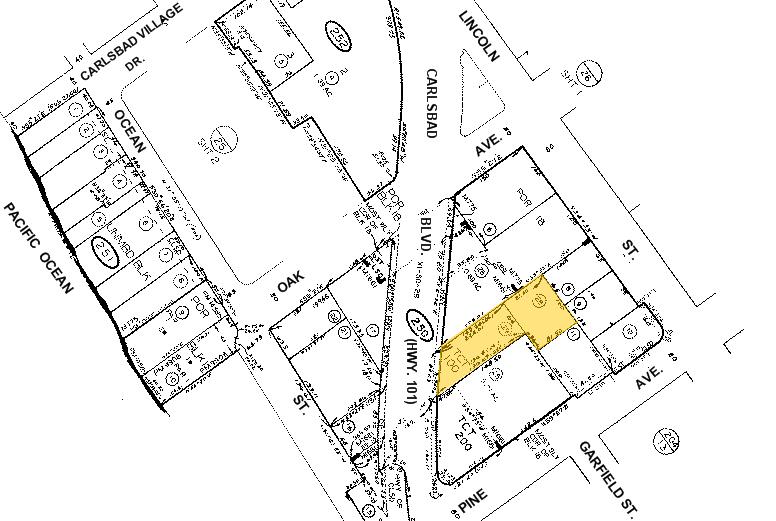 3056-3162 Carlsbad Blvd, Carlsbad, CA à vendre - Plan cadastral – Image 2 sur 6