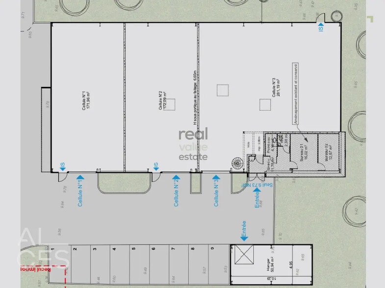 Local d’activités dans Bruges à louer - Plan d’étage – Image 3 sur 3