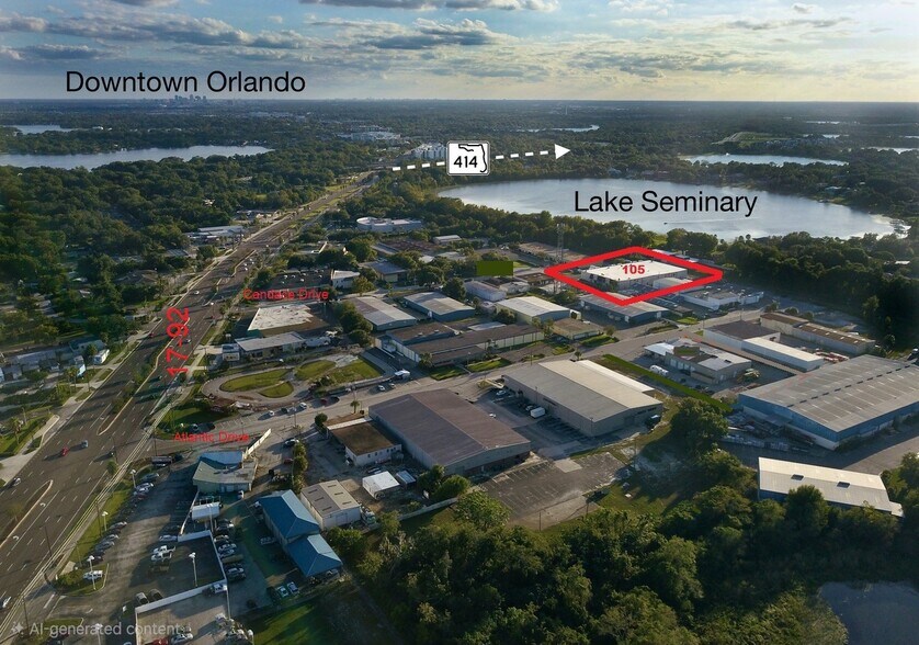 105 Candace Dr, Maitland, FL à louer - Aérien – Image 3 sur 3