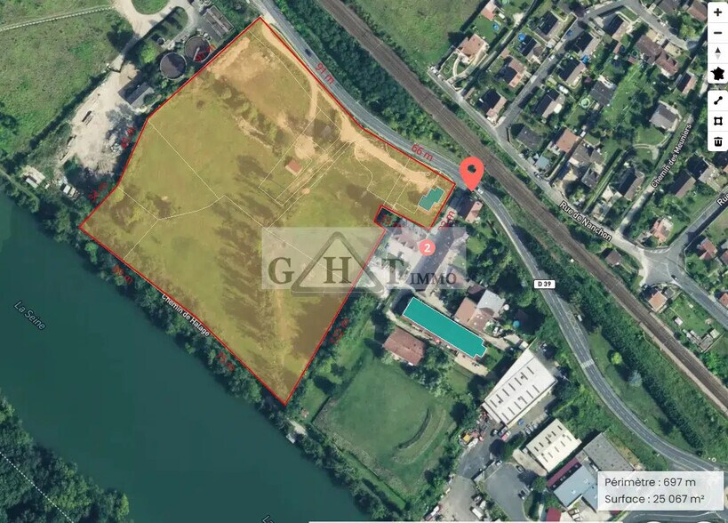 Terrain dans Vernou-la-Celle-sur-Seine à vendre - Photo de l’immeuble – Image 2 sur 2