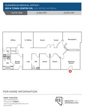 653 N Town Center Dr, Las Vegas, NV à louer Plan d’étage– Image 1 sur 1