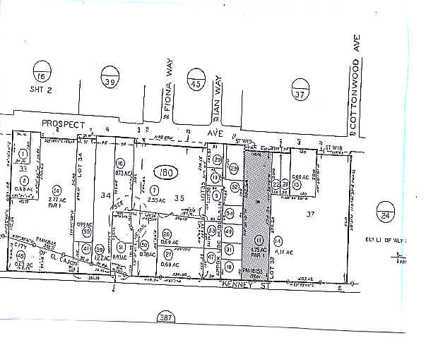 10227 Prospect Ave, Santee, CA à louer - Plan cadastral – Image 2 sur 3