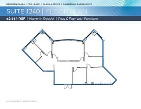 1415 L St, Sacramento, CA à louer Plan d’étage– Image 1 sur 1