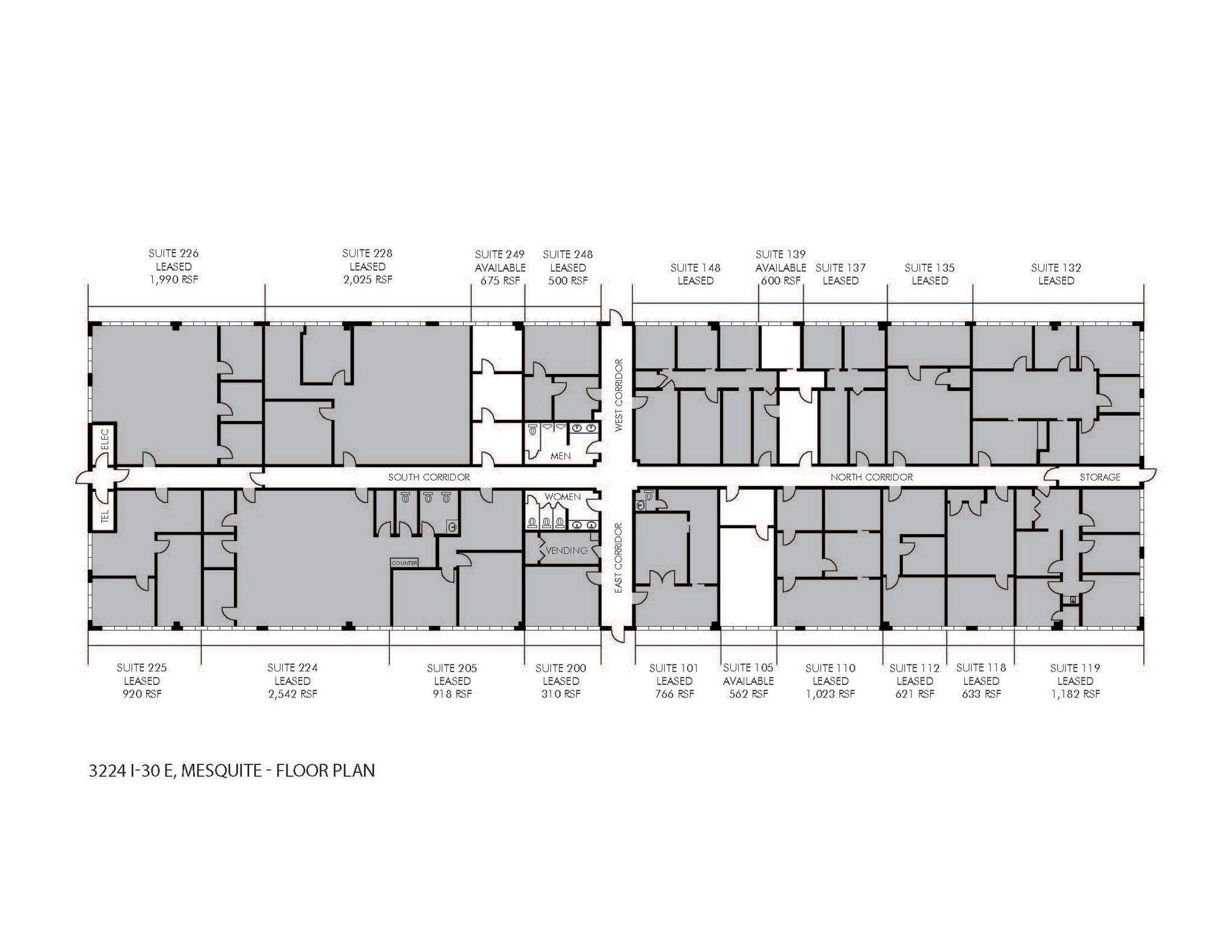 3224 Highway 30, Mesquite, TX à louer Plan d’étage– Image 1 sur 1