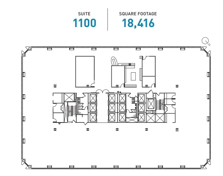 1111 3rd Ave, Seattle, WA à louer Plan d’étage– Image 1 sur 1