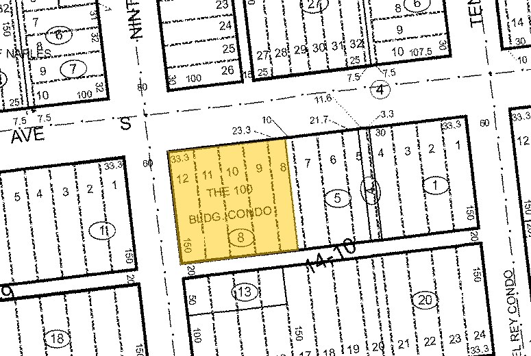 900 6th Ave S, Naples, FL à louer - Plan cadastral – Image 2 sur 10