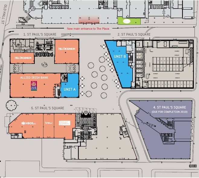 1 St Pauls Sq, Liverpool à louer - Plan de site – Image 1 sur 1