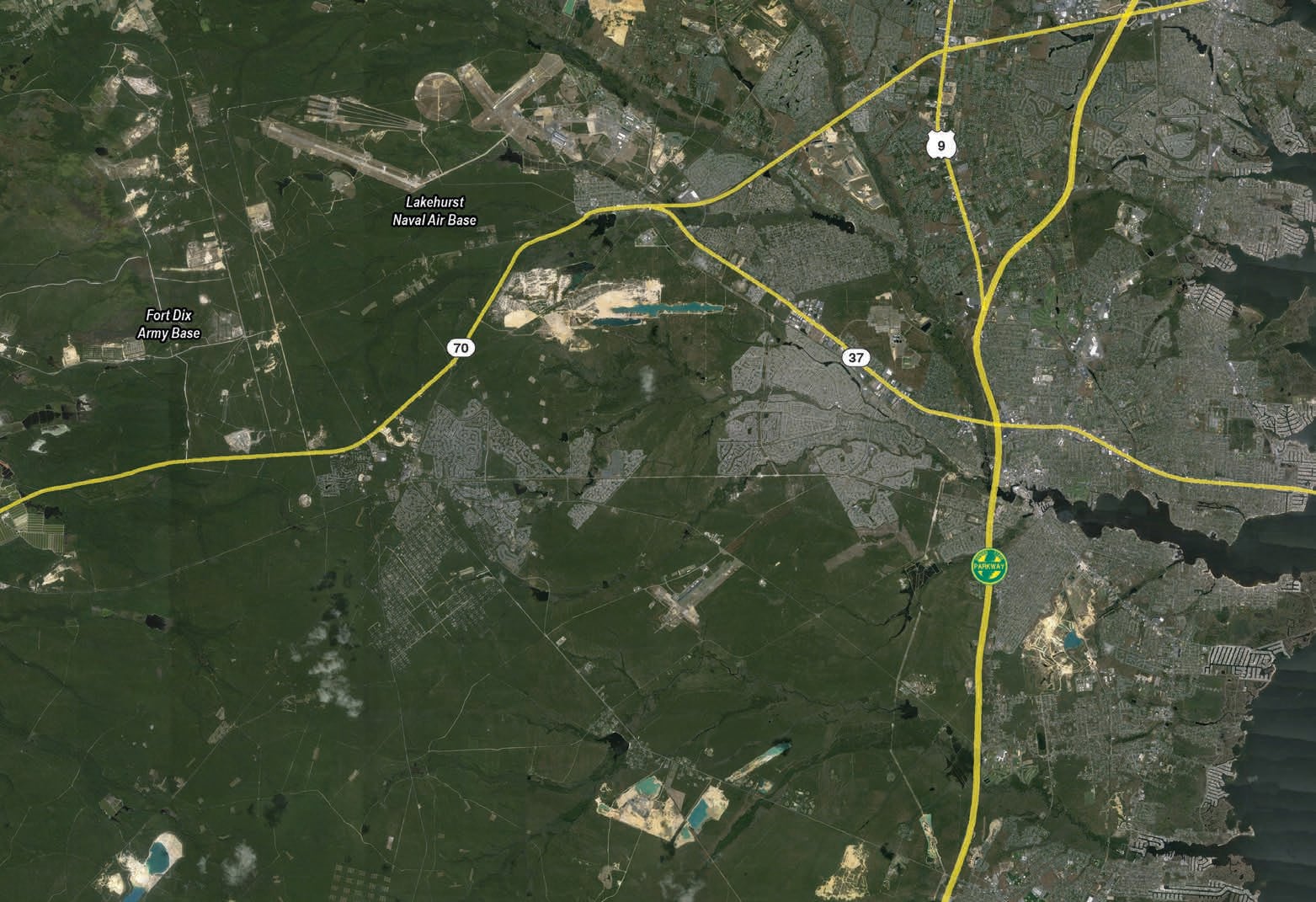 Route 539, Whiting, NJ à louer Carte– Image 1 sur 2
