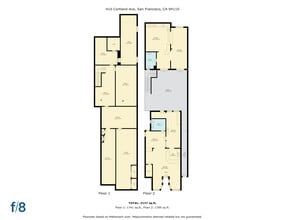 408-412 Cortland Ave, San Francisco, CA à louer Plan de site– Image 1 sur 50